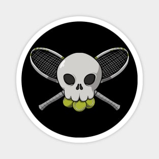 Tennis crew Jolly Roger pirate flag (no caption) Magnet